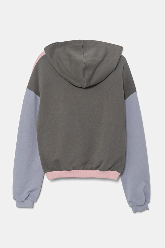 Dječja pamučna dukserica United Colors of Benetton 3J68C204D.G.Seasonal roza SS25