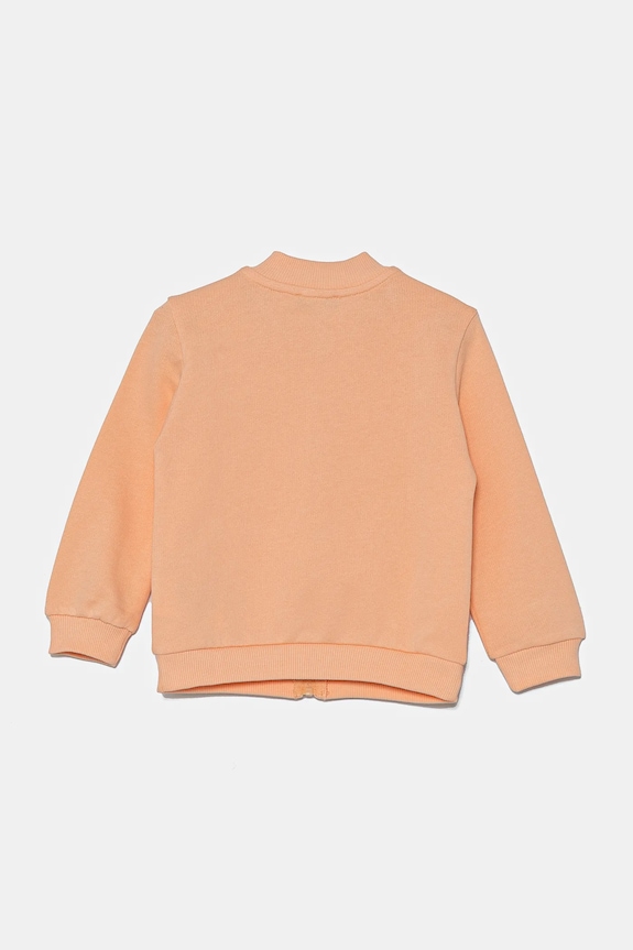 United Colors of Benetton hanorac de bumbac pentru copii 3J70G503N.P.Seasonal portocaliu SS25