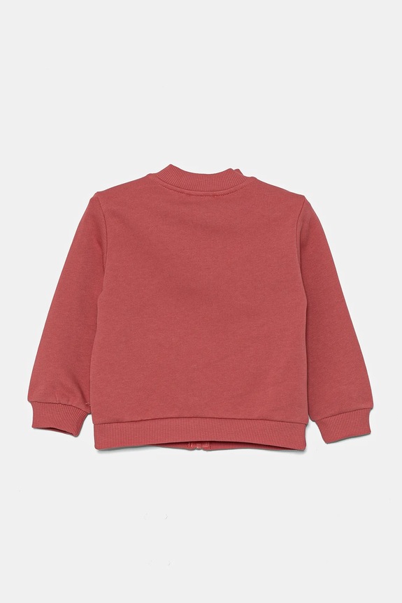 Detská bavlnená mikina United Colors of Benetton 3J70G503N.P.Seasonal ružová SS25