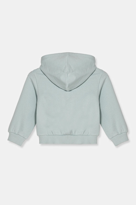 United Colors of Benetton hanorac de bumbac pentru copii 3J68G503T.P.Seasonal turcoaz SS25