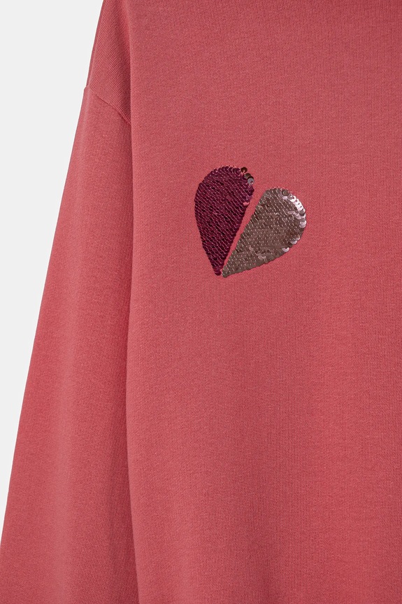 Dziewczynka United Colors of Benetton bluza bawełniana dziecięca 3J68C10NX.G.Seasonal różowy