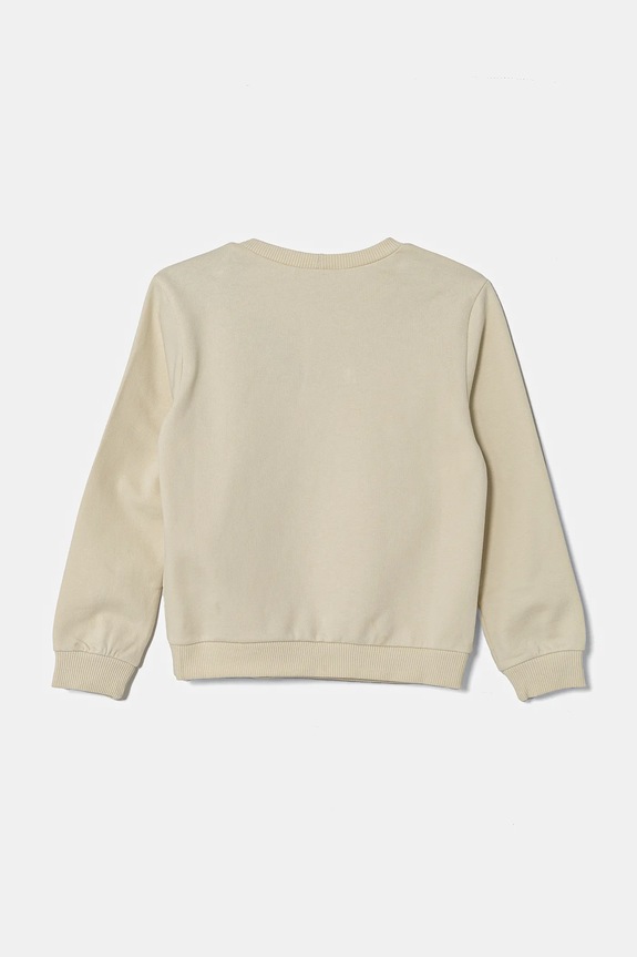 United Colors of Benetton hanorac de bumbac pentru copii x Disney 3PQMG10HP.P.Seasonal bej SS25