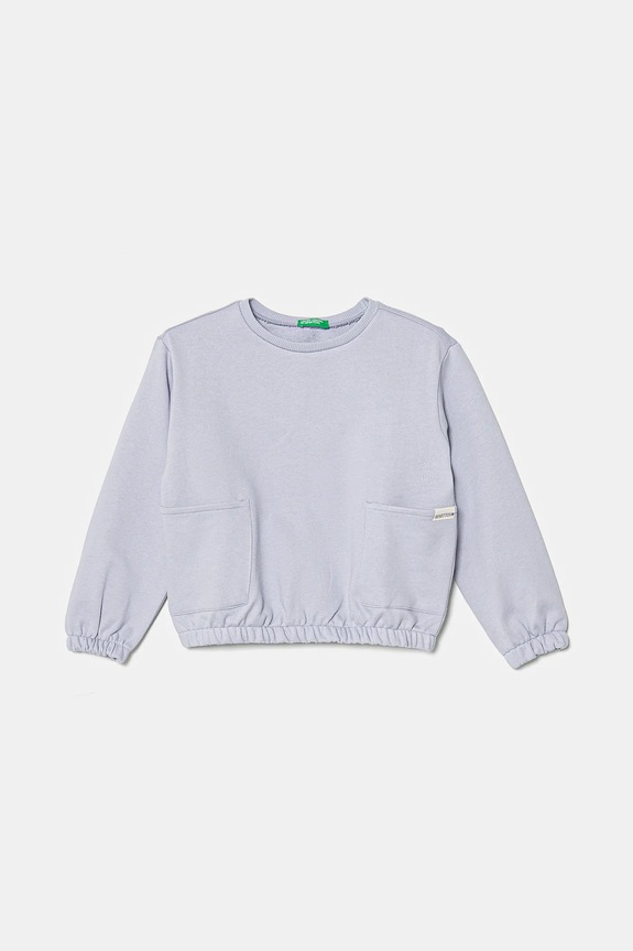 Детская хлопковая кофта United Colors of Benetton хлопок голубой 3UNIG10IO.P.Seasonal