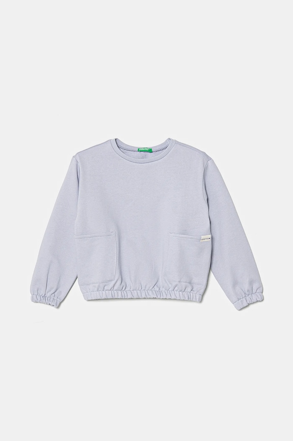 Детская хлопковая кофта United Colors of Benetton хлопок голубой 3UNIG10IO.P.Seasonal