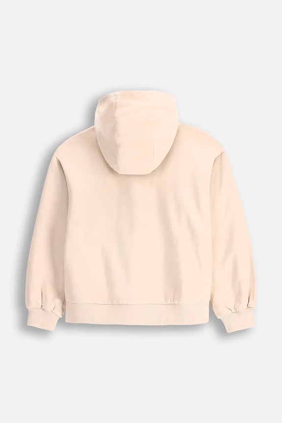 Dziewczynka Coccodrillo bluza bawełniana dziecięca WC5132301VGA beżowy