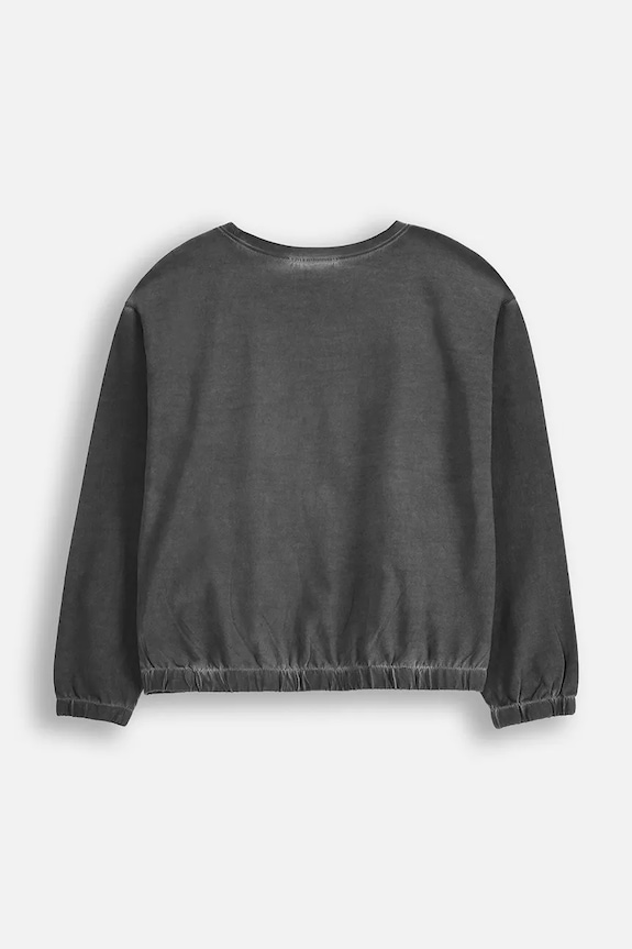 Coccodrillo bluza bawełniana dziecięca WC5143102DGJ szary SS25