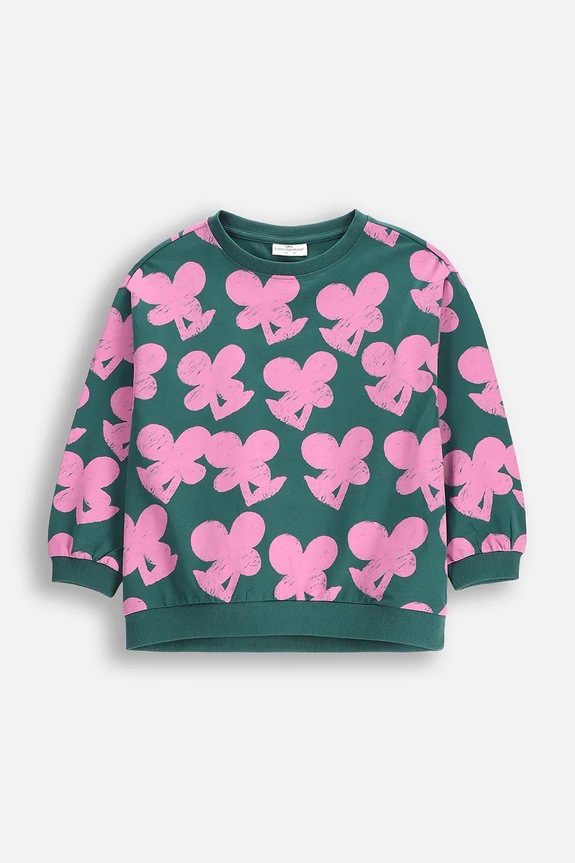 Coccodrillo bluza dziecięca wzorzyste zielony WC5144101MGK