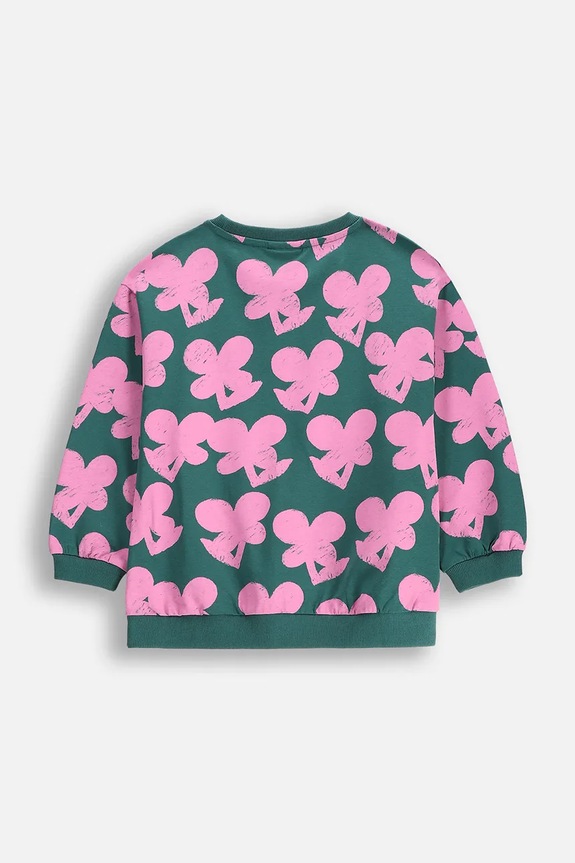 Coccodrillo bluza dziecięca WC5144101MGK zielony SS25