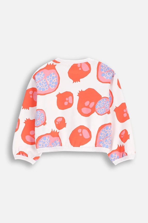 Dětská bavlněná mikina Coccodrillo WC5132101TGK bílá SS25