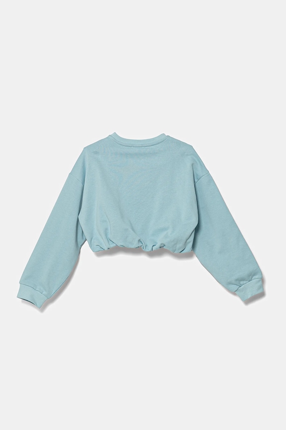 Dětská bavlněná mikina Pinko KFFE002.C.FT002 modrá SS25