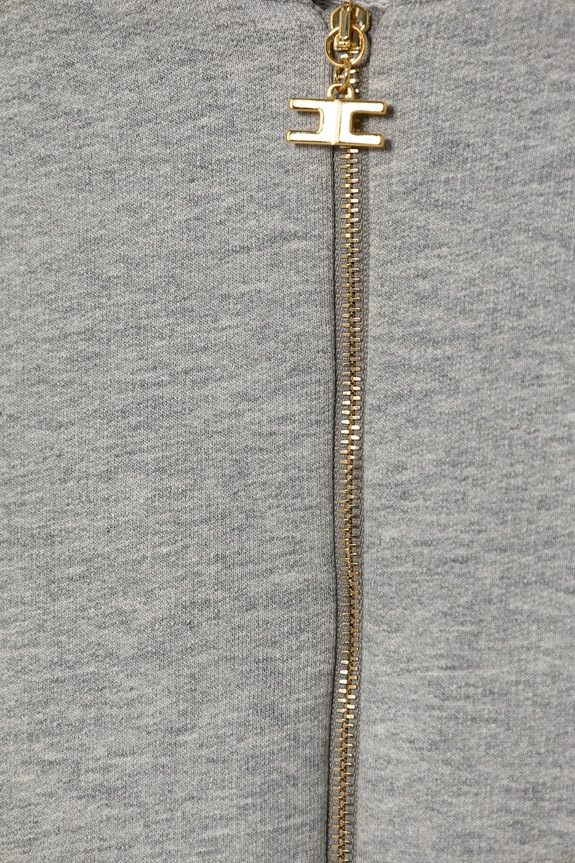 Дитяча бавовняна кофта Elisabetta Franchi сірий EFFE139.0.FF002