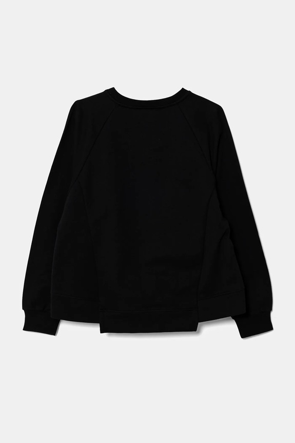 Elisabetta Franchi bluza bawełniana dziecięca EFFE145.0.FF002 czarny SS25