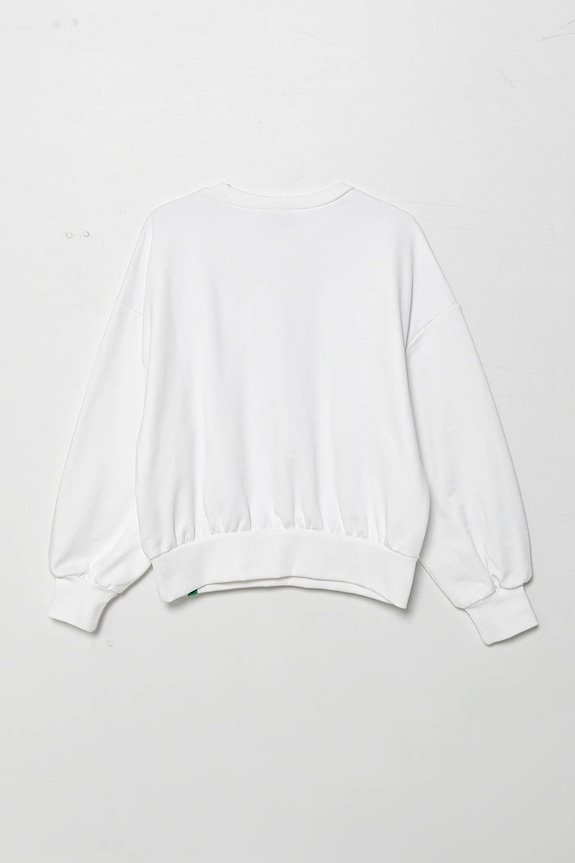 United Colors of Benetton felpa in cotone bambino/a 3UNIC10NT.G.Seasonal bianco SS25