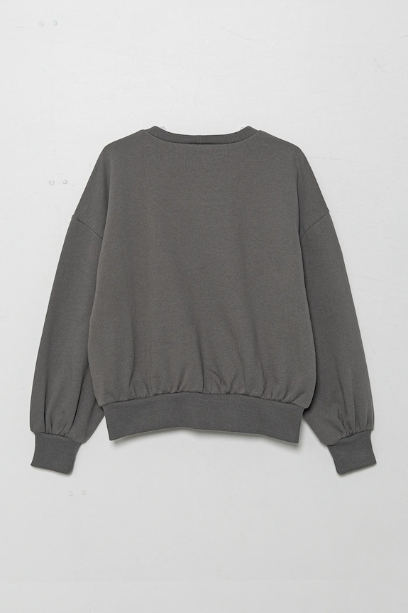 Otroški bombažen pulover United Colors of Benetton 3UNIC10NT.G.Seasonal siva SS25
