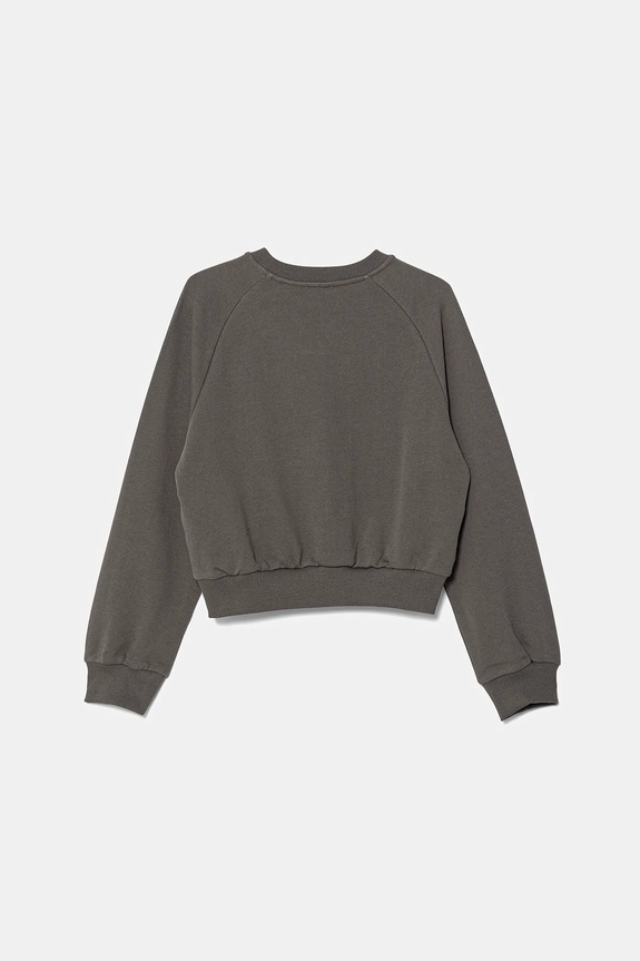 Detská bavlnená mikina United Colors of Benetton 3J70C10O2.G.Seasonal sivá SS25