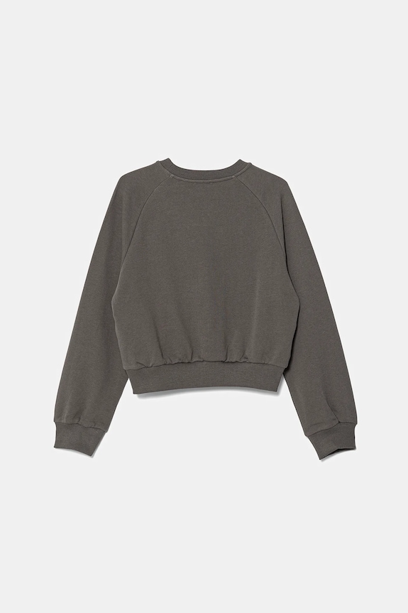 Detská bavlnená mikina United Colors of Benetton 3J70C10O2.G.Seasonal sivá SS25