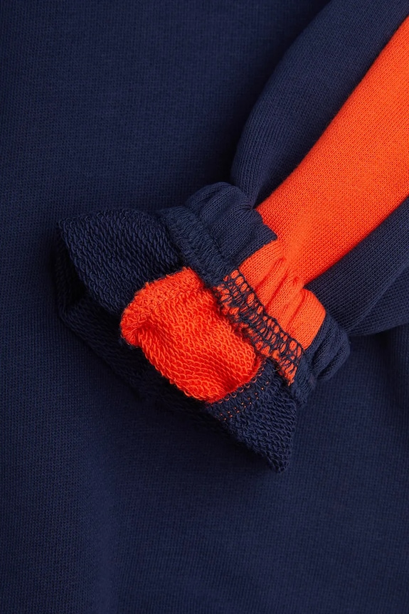 Detská bavlnená mikina Mini Rodini 2512011860 tmavomodrá