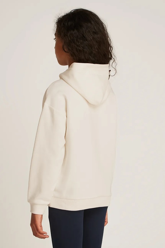 Detská mikina Tommy Hilfiger béžová KS0KS00595.104.122.PPYA