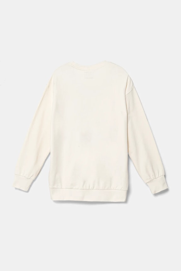 Παιδική βαμβακερή μπλούζα Guess H5RJ01.KAD74.PPYA μπεζ SS25