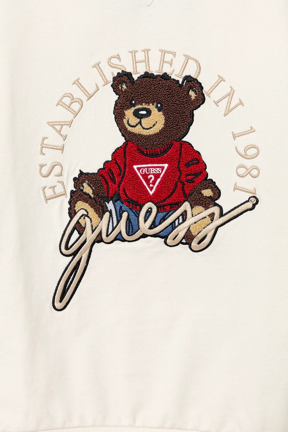Αγορίστικα Παιδική βαμβακερή μπλούζα Guess H5RJ01.KAD74.PPYA μπεζ
