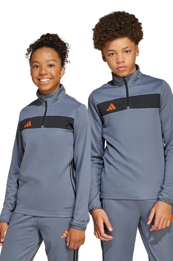 adidas Performance bluza dziecięca aplikacja szary JD0567