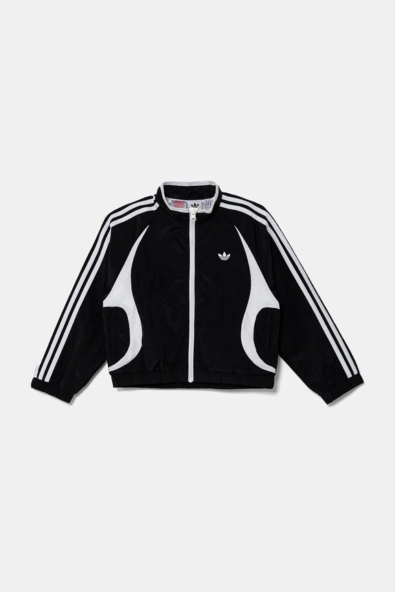 Παιδικό μπουφάν adidas Originals JC9112 μαύρο SS25