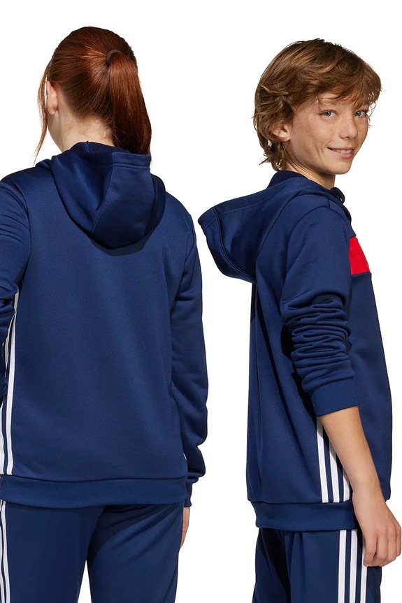 adidas Performance bluza dziecięca JD3054 granatowy