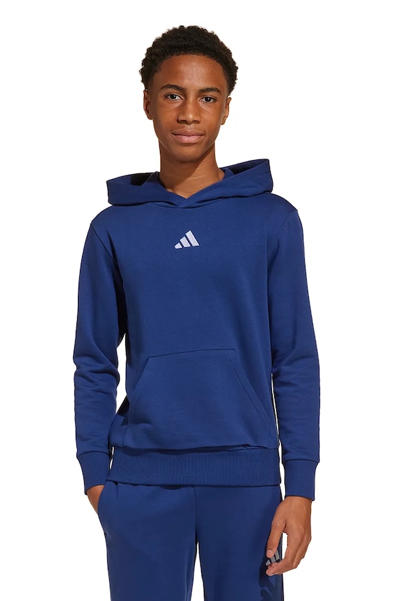 Παιδική μπλούζα adidas απλικέ μπλε JY0612