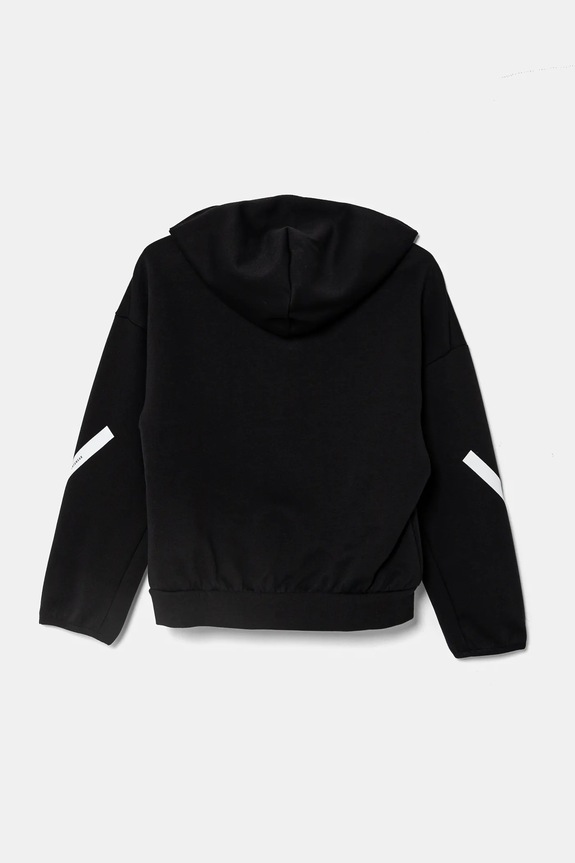 Chlapec Detská mikina adidas IS6916 čierna
