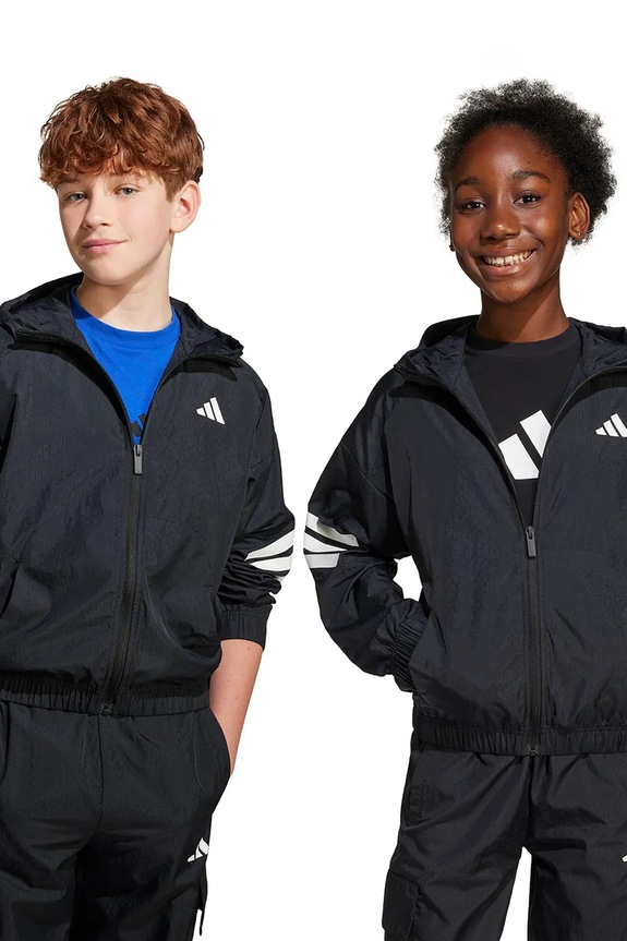adidas kurtka dziecięca pozostałe czarny JJ4791