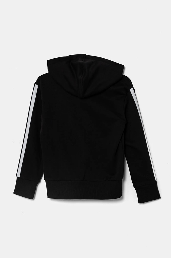 Chlapec Detská mikina adidas JC7480 čierna