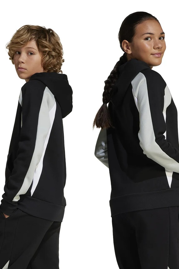 Detská mikina adidas JD0057 čierna