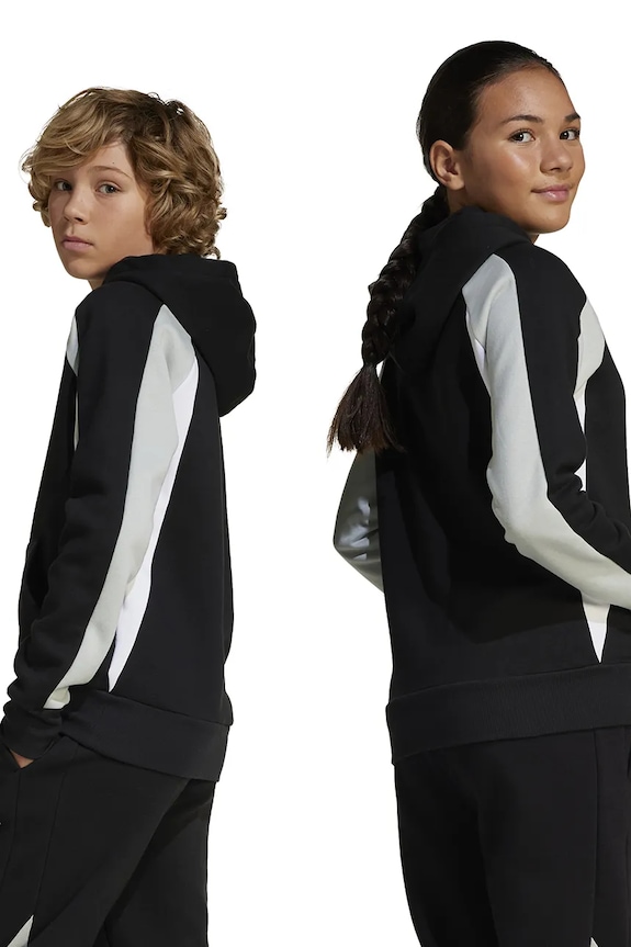 Detská mikina adidas JD0057 čierna