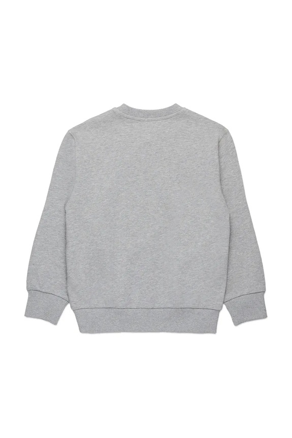 Diesel hanorac de bumbac pentru copii SGINND OVER SWEAT-SHIRT J02234 gri SS25