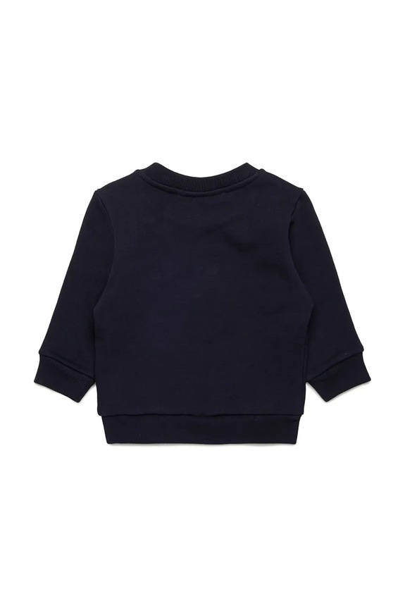 Bombažen pulover za dojenčka Marni MS319B SWEAT-SHIRT M01437 mornarsko modra SS25