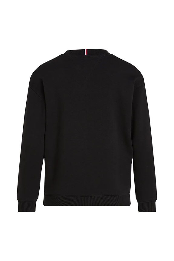 Dětská mikina Tommy Hilfiger KS0KS00534.PPYA černá SS25