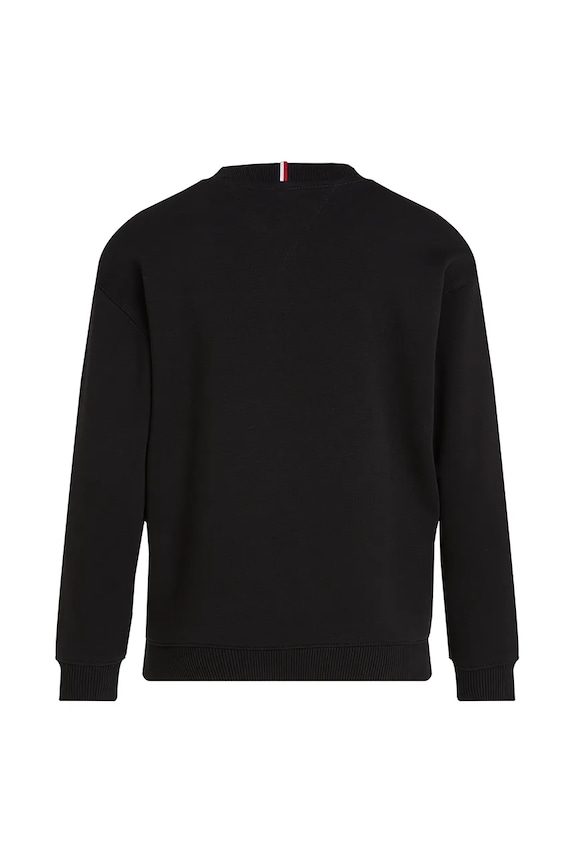 Dětská mikina Tommy Hilfiger KS0KS00534.PPYA černá SS25