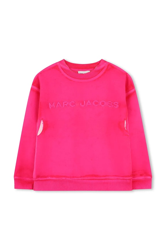 Marc Jacobs gyerek melegítőfelső pamutból W60435.86.108 rózsaszín SS25