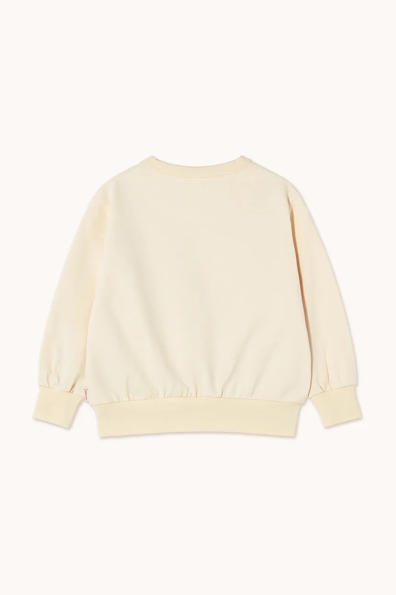 Chłopiec Tinycottons bluza bawełniana dziecięca NELLA NATURA GRAPHIC SWEATSHIRT SS25.100 beżowy