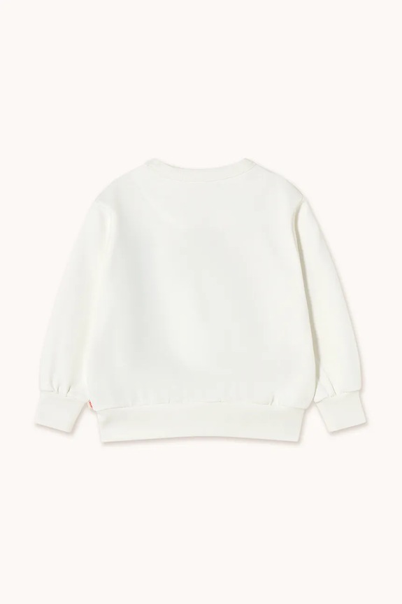 Băieți Tinycottons hanorac de bumbac pentru copii TINY LEAGUE GRAPHIC SWEATSHIRT SS25.102 bej
