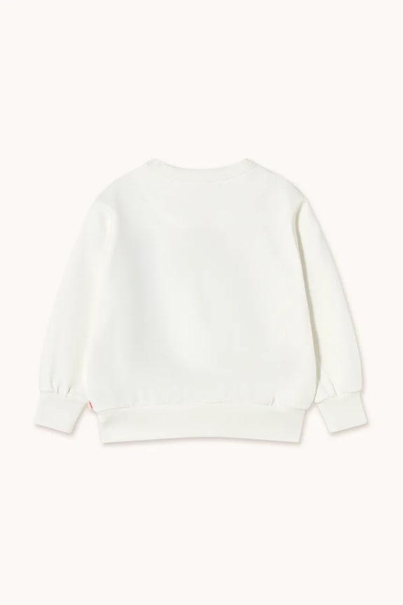 Băieți Tinycottons hanorac de bumbac pentru copii TINY LEAGUE GRAPHIC SWEATSHIRT SS25.102 bej