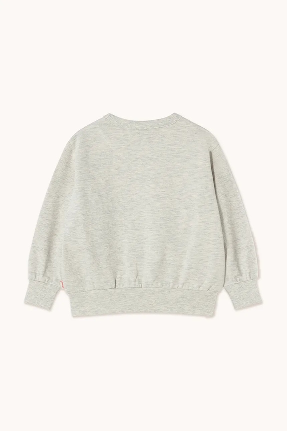 Chlapec Detská bavlnená mikina Tinycottons READERS GRAPHIC SWEATSHIRT SS25.103 béžová
