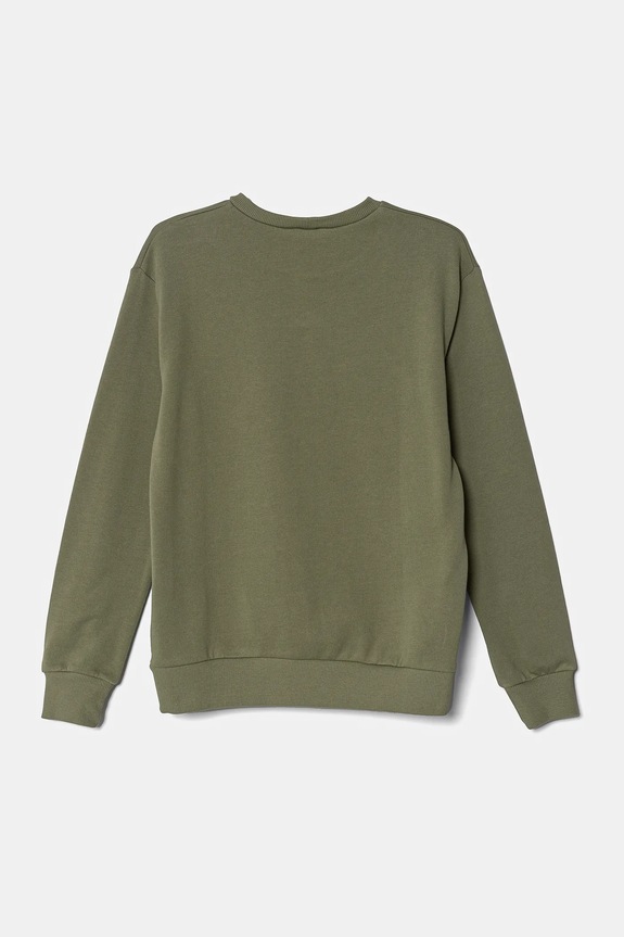Detská bavlnená mikina United Colors of Benetton 3J68C10N2.G.Seasonal zelená SS25