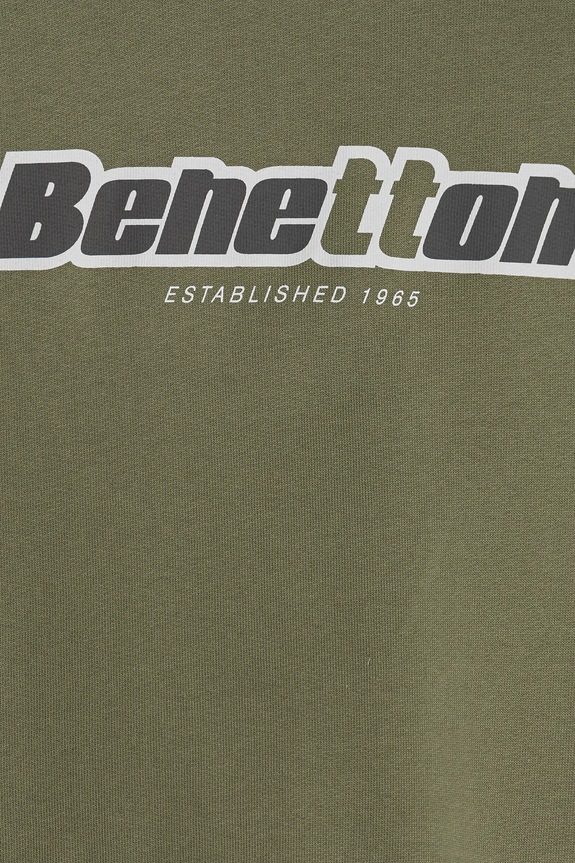 Chlapec Detská bavlnená mikina United Colors of Benetton 3J68C10N2.G.Seasonal zelená