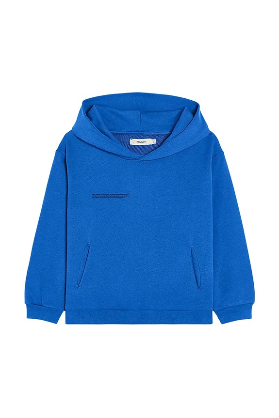 Pulover Pangaia KIDS' 365 MIDWEIGHT HOODIE Bombaž modra 10000428.CARRYOVER