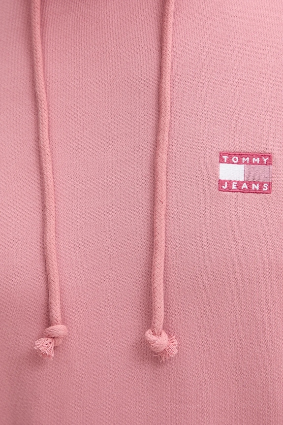Tommy Jeans hanorac de bumbac portocaliu DM0DM20258