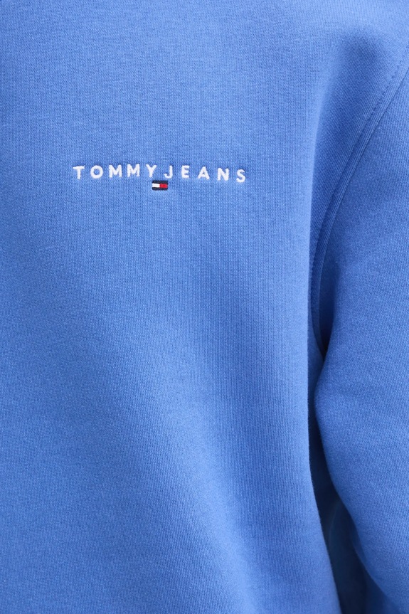 Tommy Jeans bluza męska z bawełną DM0DM20249 fioletowy