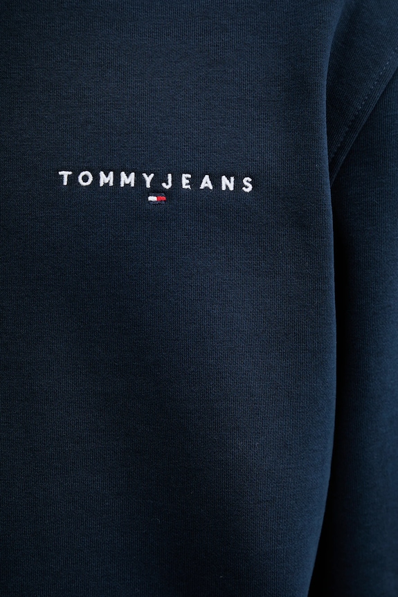 Tommy Jeans μπλούζα ανδρική βαμβακερή DM0DM20249 σκούρο μπλε