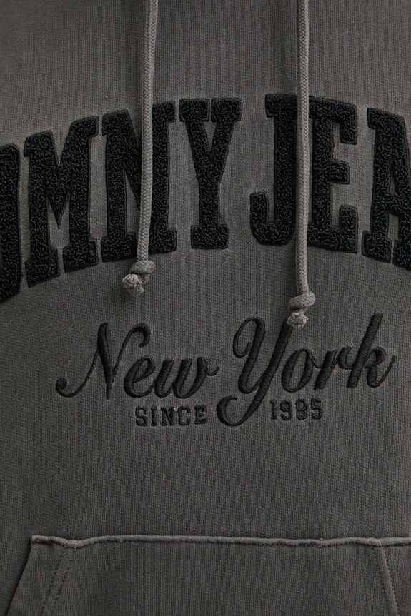 Tommy Jeans bluza bawełniana DM0DM20263 szary