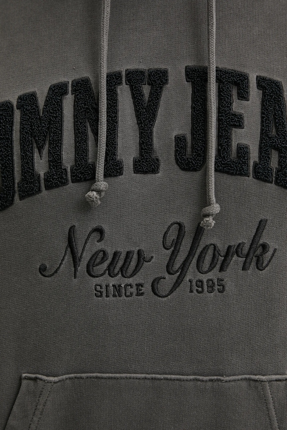 Tommy Jeans bluza bawełniana DM0DM20263 szary
